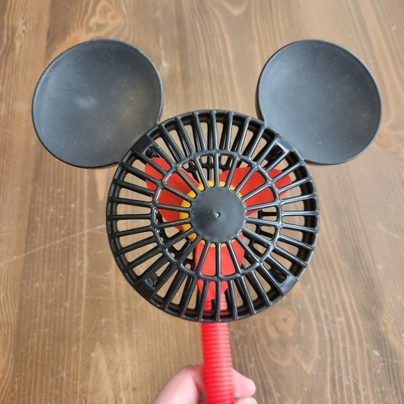 Disney Mickey Mouse Portable Fan Flexible Clamp 17" Stroller Desk - Works! - Picture 3 of 11